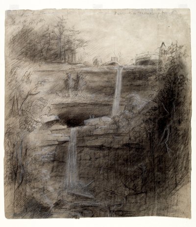 Doppelwasserfall - Kaaterskill Falls, 1826 von Thomas Cole